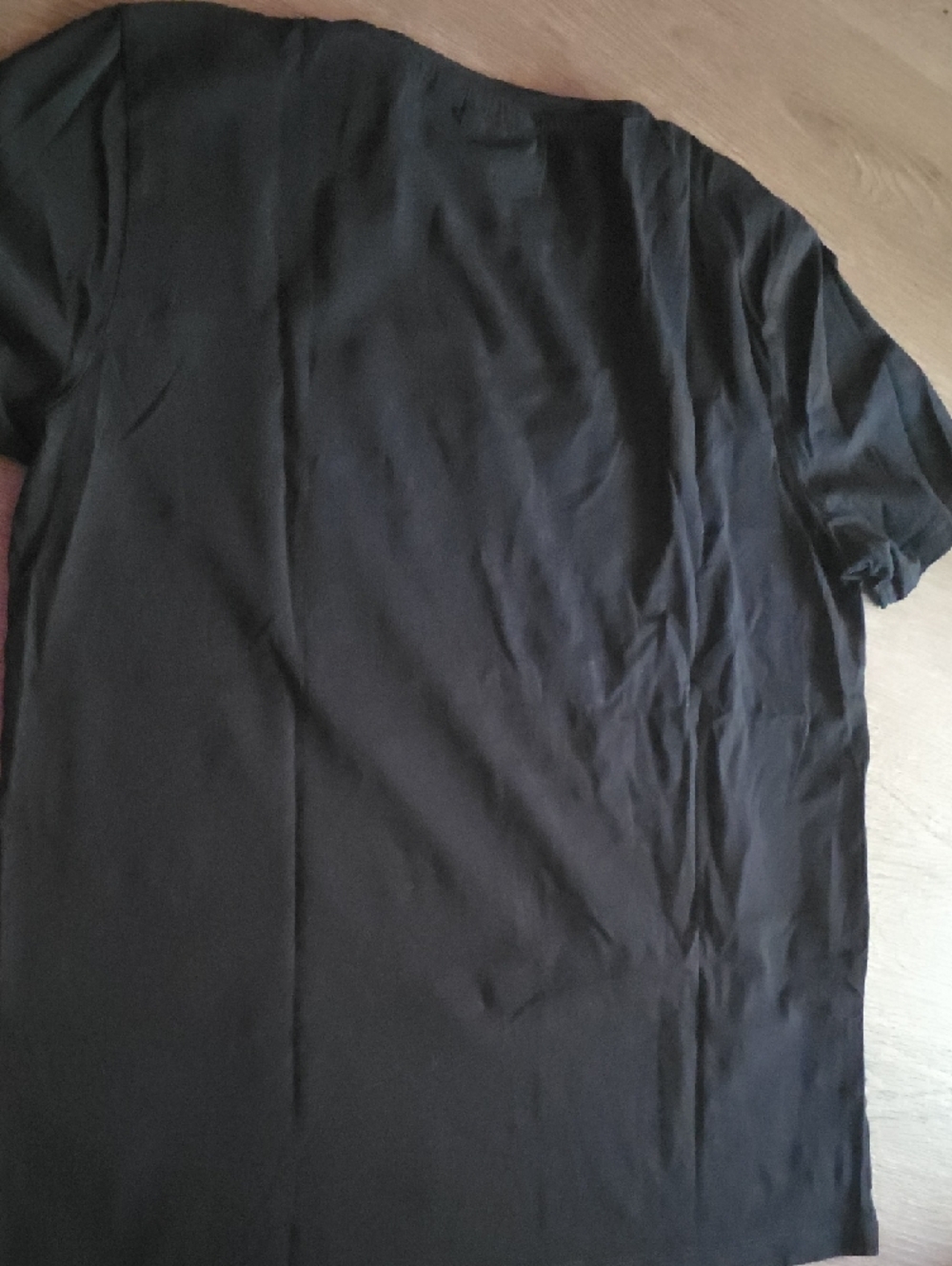 Hugo Boss Black Tee with White Block Logo - Picture 4 of 5